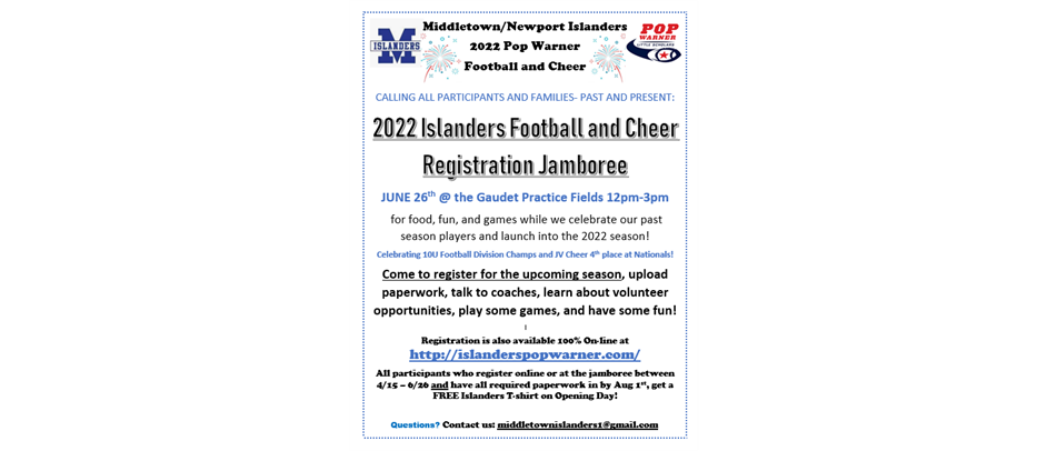 2022 Registration Jamboree
