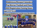 2022 Football and Cheer Registration Coming Soon